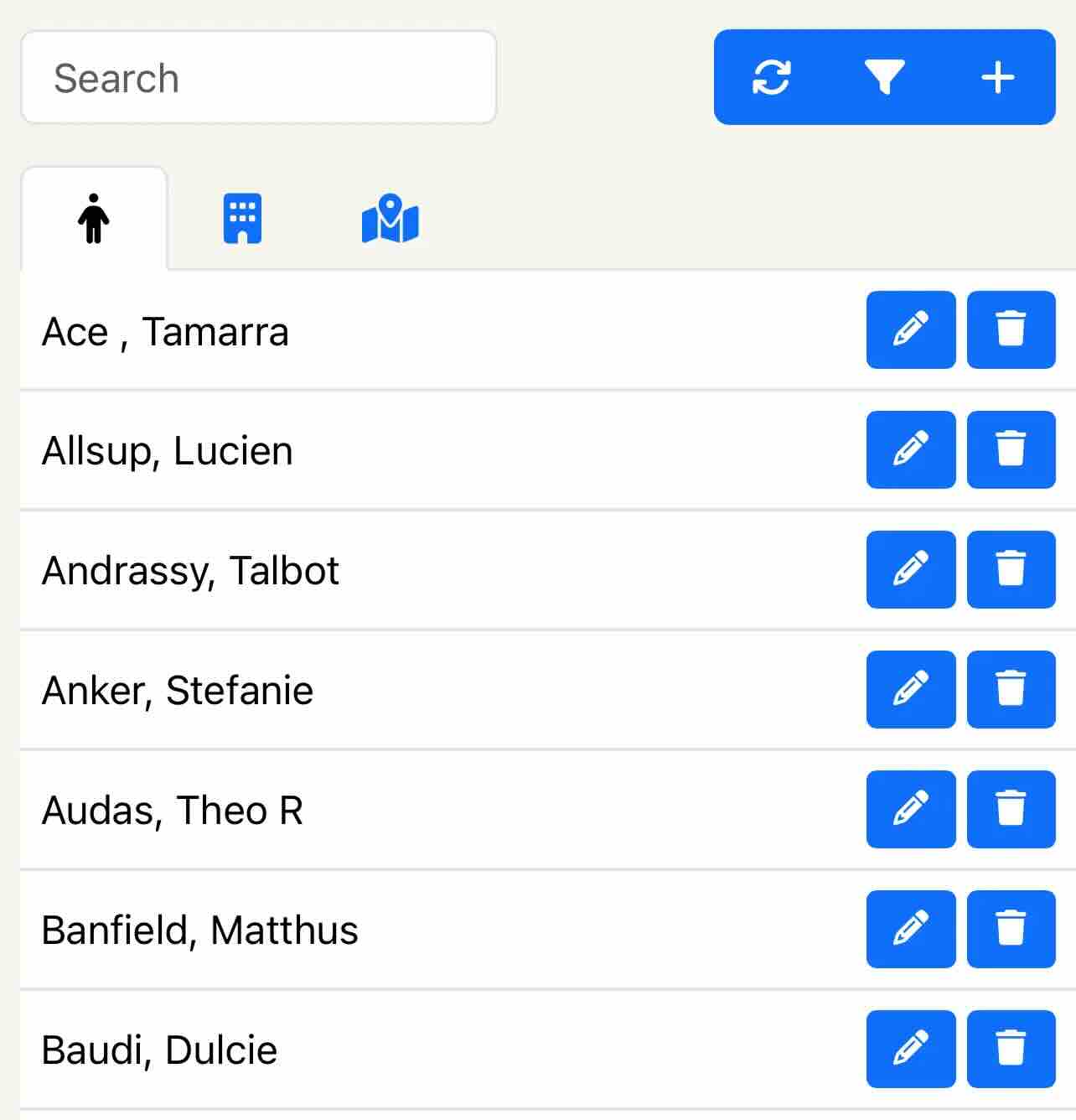 Company Directory Screenshot